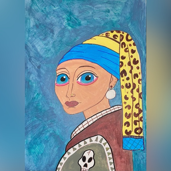 Punk Girl With A Pearl Earring